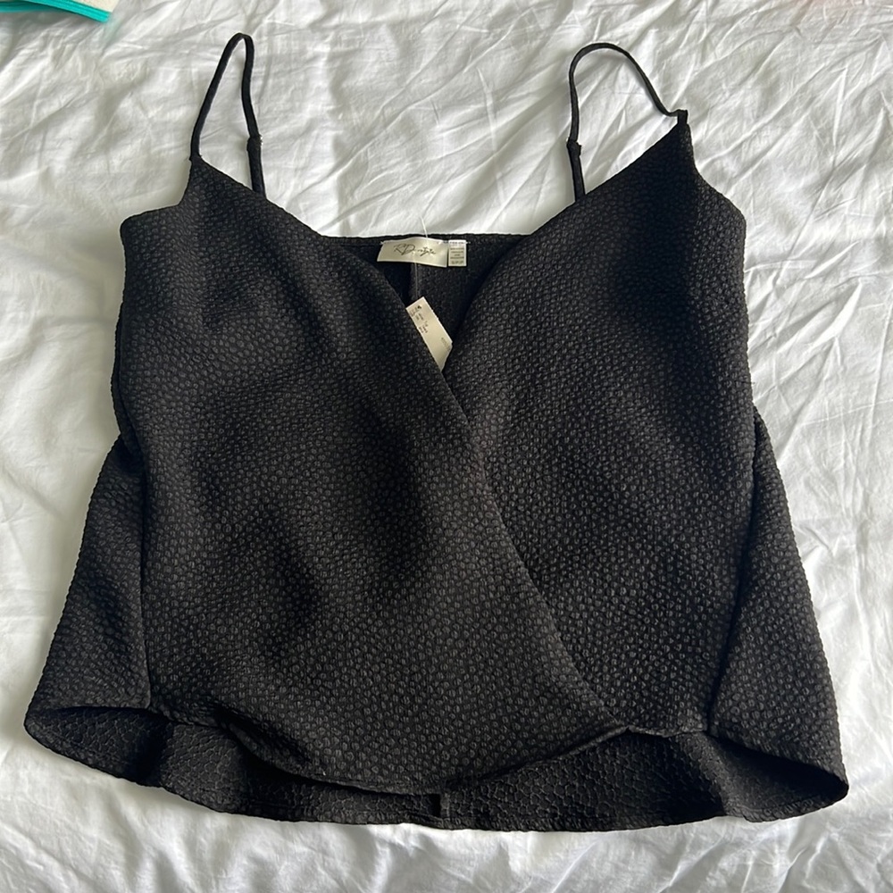 Black tank top